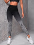 Seamless High Waist Push-Up Leggings in Tie Dye