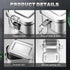 4Pcs Stainless Steel Bento Box Food Storage Containers