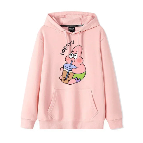 Anime Cartoon Print Hoodies for Women