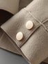 Classic Solid Woolen Coat for Women