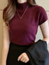 Women's Half-High Neck Casual Jumper Top
