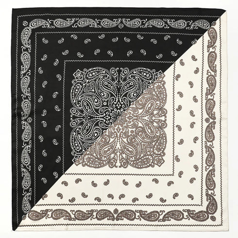 70x70cm Silk Satin Square Scarf with Print