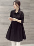 White Casual Oversized Blouses Women 2024 Autumn Korean Fashion Mid Length Winter Loose Long Sleeves Femal Blouses
