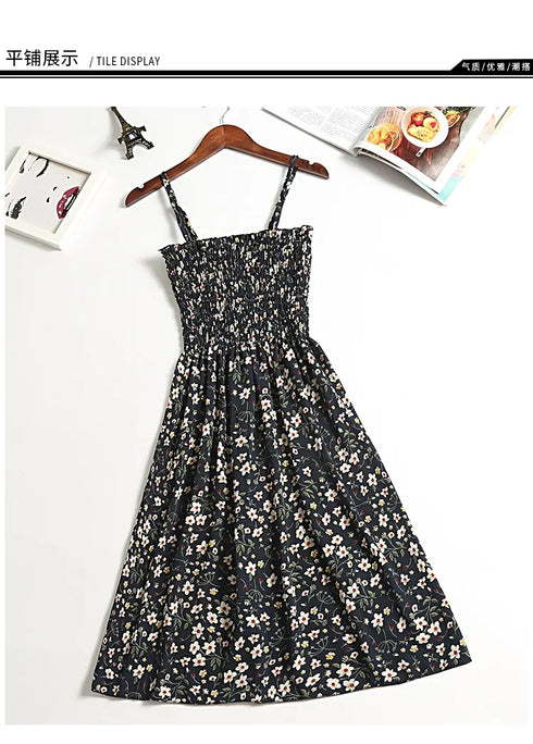 Floral Spaghetti Strap Mini Dress