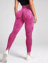 High Waisted Seamless Leggings with Hollowed Out Design