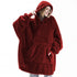 Oversized Hooded Fleece Hoodie Blanket for Women