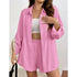 Elegant Summer Loose Short Pants Set for Women