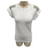 Women's Vintage Sleeveless Pearl Detail Cami Top