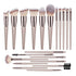 Hot Champagne Makeup Brushes Set for Women Beauty Tools