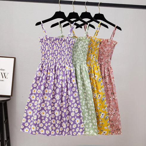 Floral Spaghetti Strap Mini Dress