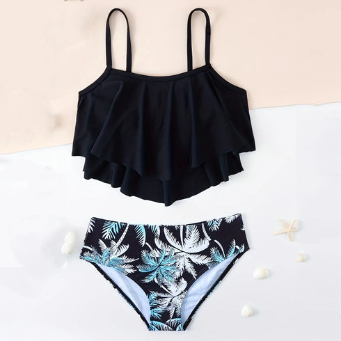 Girls Ruffle Two-Piece Bikini Set