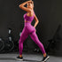 Women's Seamless Yoga Set with High Waist Leggings
