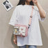 Kawaii Nylon Crossbody Bag with Multiple Pockets