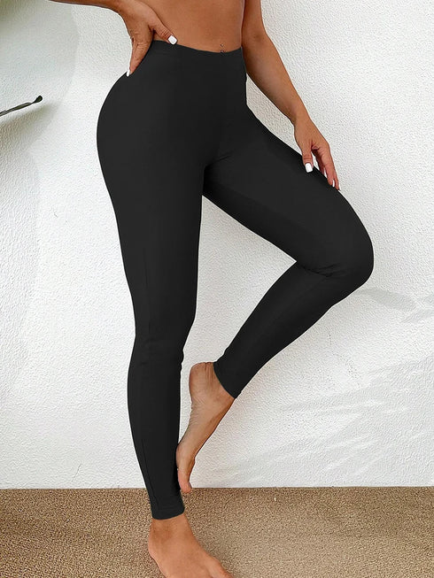 High Waisted Quick Drying Swim Leggings for Women