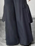 Graphite Gray Women's Oversized Casual Pants