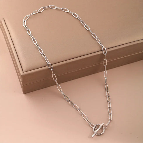 Stainless Steel Jewelry Choker Women's Necklace Trendy Gift