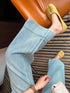 Women's Plus Size Straight-Leg Jeans in Navy Blue