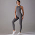 Hollow Backless Yoga Jumpsuit for Women