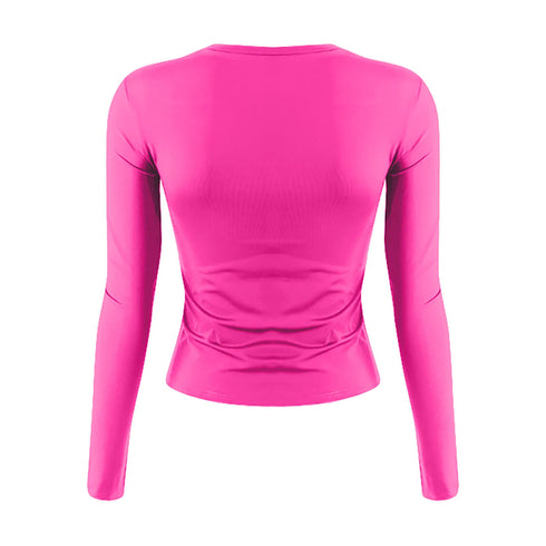 Slim Fit Long Sleeve T-Shirt for Women