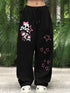 Women's Plus Size Casual Wide Leg Sweatpants