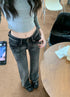 Women’s Gothic Flare Jeans in Black