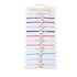 12-Piece Hollowed Out Alloy Love Bracelet Set