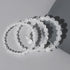 Selenite Gypsum Stone Stretch Bracelet