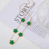 Stainless Steel Adjustable Clover Bracelet for Women