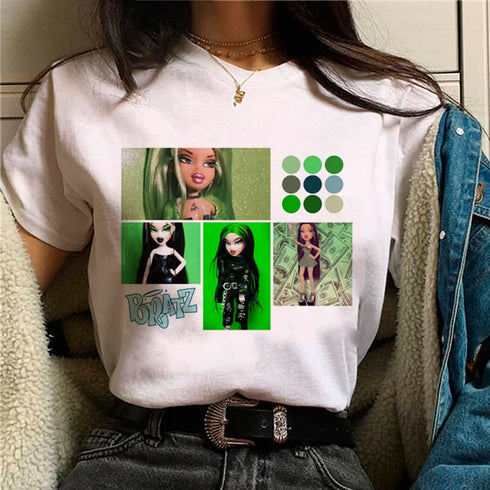 Anime-Inspired Women's Streetwear Tee