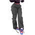 Trendy High Waisted Cargo Pants with Multi Pockets