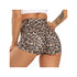 High Waist Leopard Print Booty Shorts for Women