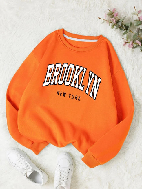 Brooklyn Printed Hoodie for Women
