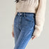 High Waist Thermal Denim Jeans for Women