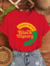 Black History Honouring The Past T-Shirt