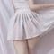 Pleated Mini Skirt in Black and White