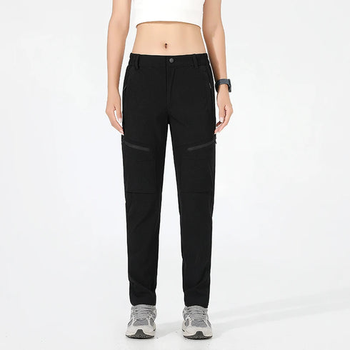 EUMERGX Women's Quick-Dry Cargo Hiking Pants