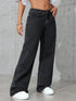 Plus Size Wide Leg Denim Jeans for Women