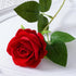 20 Pcs Artificial Velvet Silk Rose Bouquet