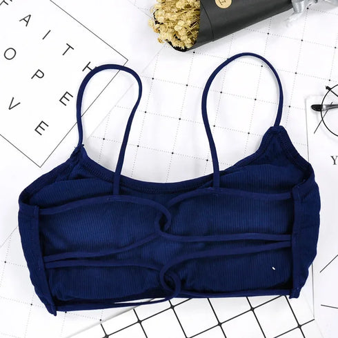 Removable Wireless Fitness Bra with Beauty Back