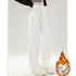 Women's High Waist Straight Denim Trousers
