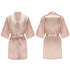 Women's Satin Short Robes for Bridesmaids and Parties
