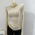 Turtleneck Long Sleeve Women's Top - See-Through Style