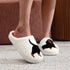 Dachshund Embroidery Furry Cotton Slippers