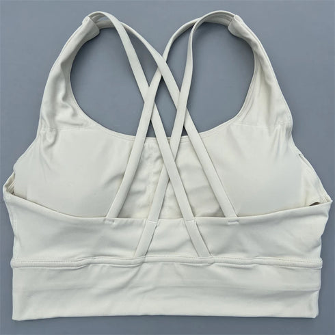 High Support Cross Straps Sports Bra for Women