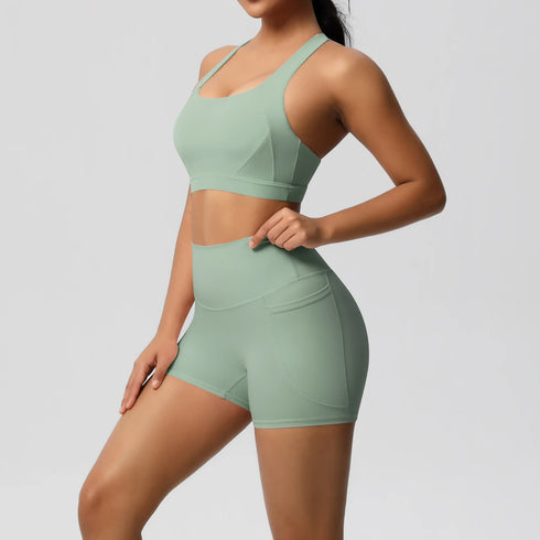 2-Piece Pocketed Yoga Set for Women