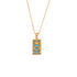 Tarnish Free Colourful Tarot Necklace with Celestial Design
