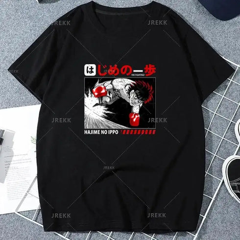 Anime Hajime No Ippo Boxing Gym T-Shirt for Women