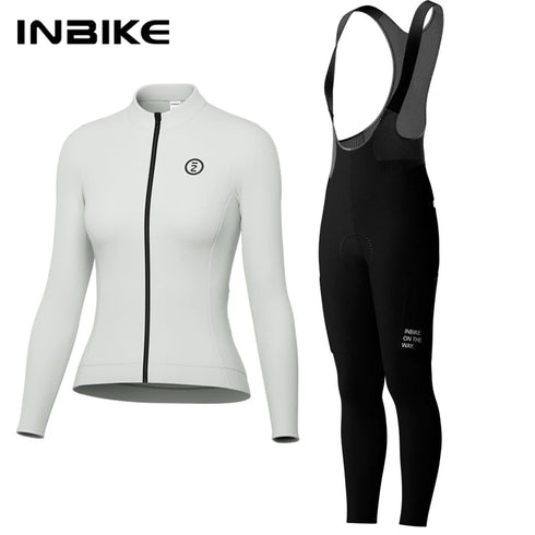 INBIKE Women's Warm Thermal Cycling Bib Set
