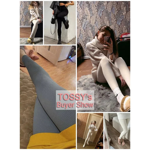 Tossy Ribbed Yoga Leggings for Women