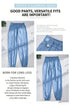 Plus Size Loose Fit Denim Yoga Pants